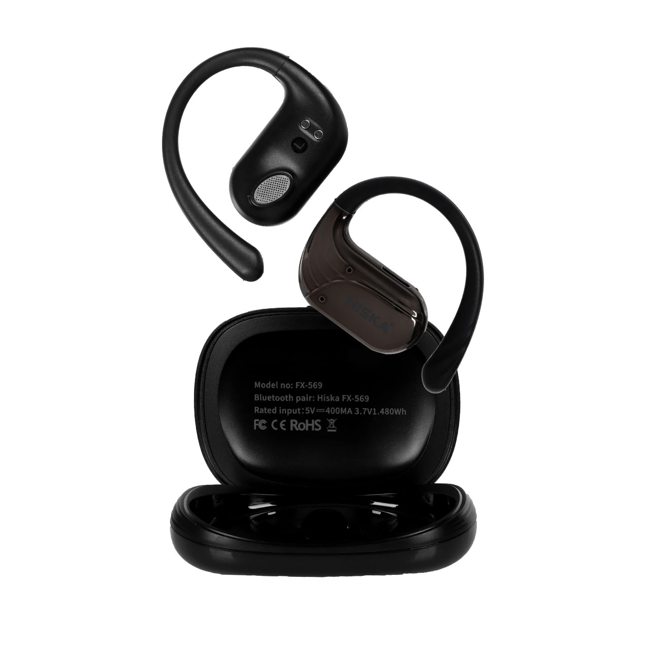 ایرفون بی سیم Hiska مدل FX-569 - مشکی (تعمیری)